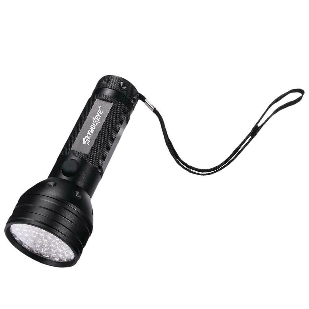 395UV Light 51 LED Flashlight Violet Torch Focus Lamp Banknotes Detector @