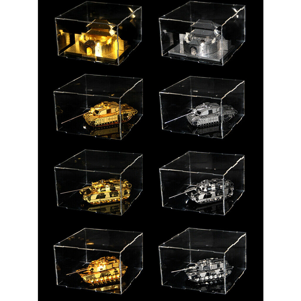 Display Protectors Showcase Storage Box for RG Gundam Statue 13.5x11x23.5cm