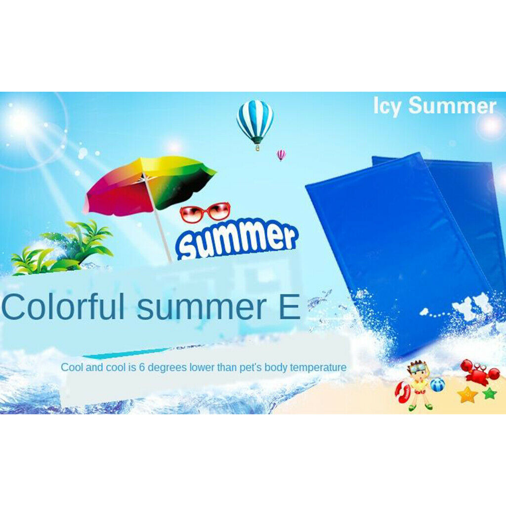 Pet Dog Cooling Mat Cool Pad Cooling Blanket Cushion for Beds Indoor 22x31cm