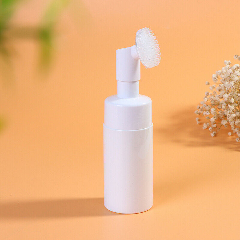 1Pcs 120Ml Cleansing Foam Bottle With Brush Pump Soap Dispenser Lotion ContaFCA