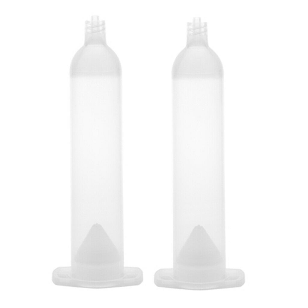 2pcs 30cc Dispenser Barrel Adhesive Dispenser for Scientific Labs Refilling