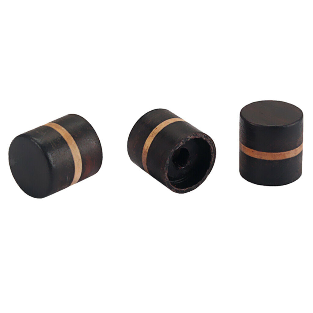 3pcs Volume And Brown Tone Buttons For The Amplifier, Bass Guitar