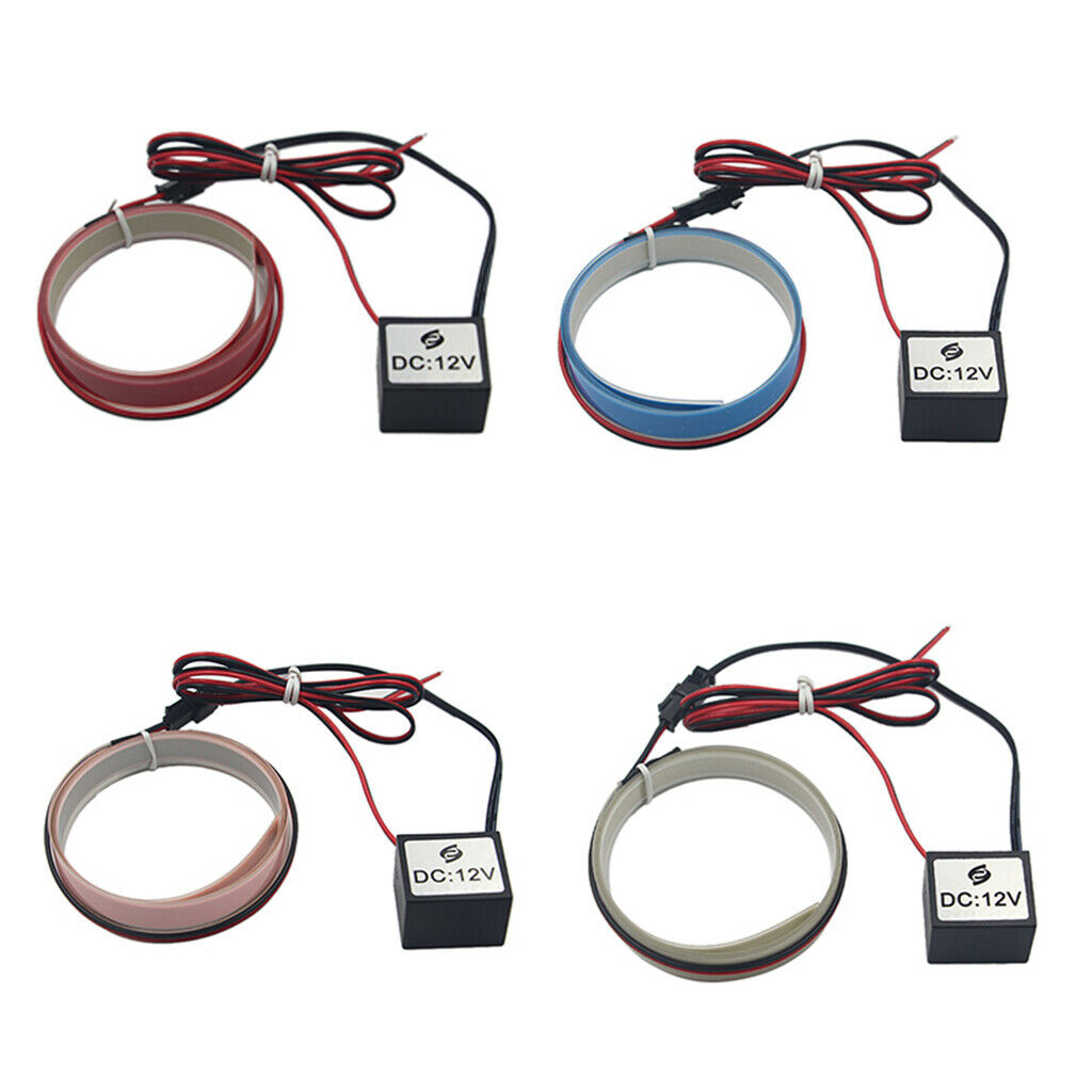 12V Electroluminescent Panel EL Tape Back Light 4 Colors With Inverter White