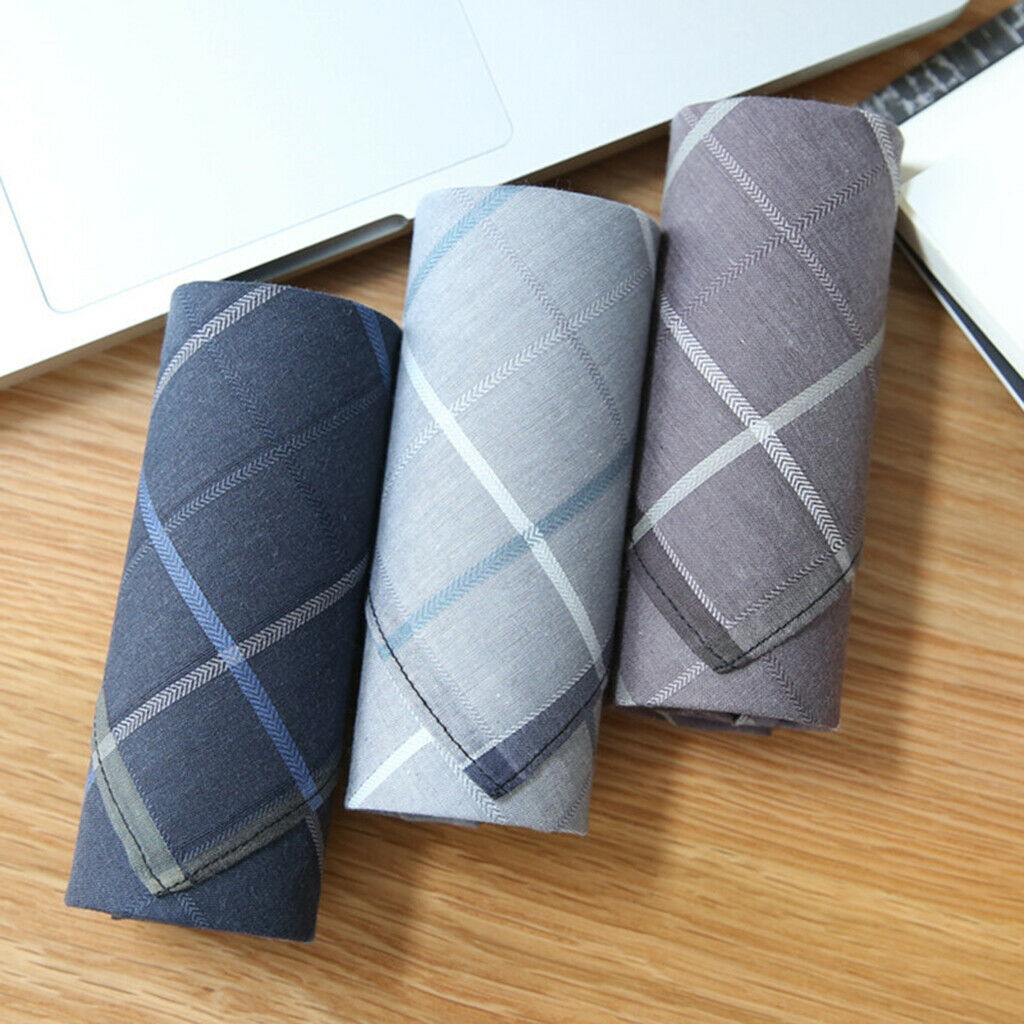 4-pack 100% Organic Cotton Handkerchiefs, Handkerchiefs, 43 X 43 Cm