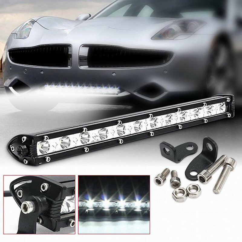 15Inch 36W LED Spot Light Bar Driving Offroad Work Lamp SUV ATV For JEEP B Lt