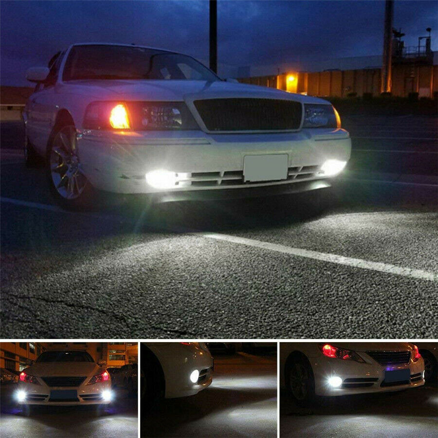 2PCS 35W H7 LED Headlight Fog Light Bulb Clear White 6000K 12V 24V For Car SUV