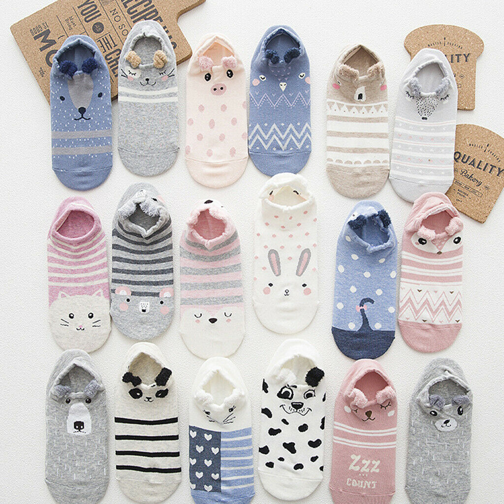1Pair Girls Cotton Nonslip Boat Socks Summer Spring Low Ankle A,Boat Socks