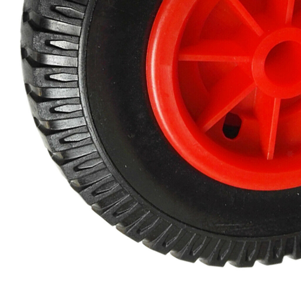 2 pieces 20.32 cm / 8 "replacement puncture-proof rubber tires on wheel for
