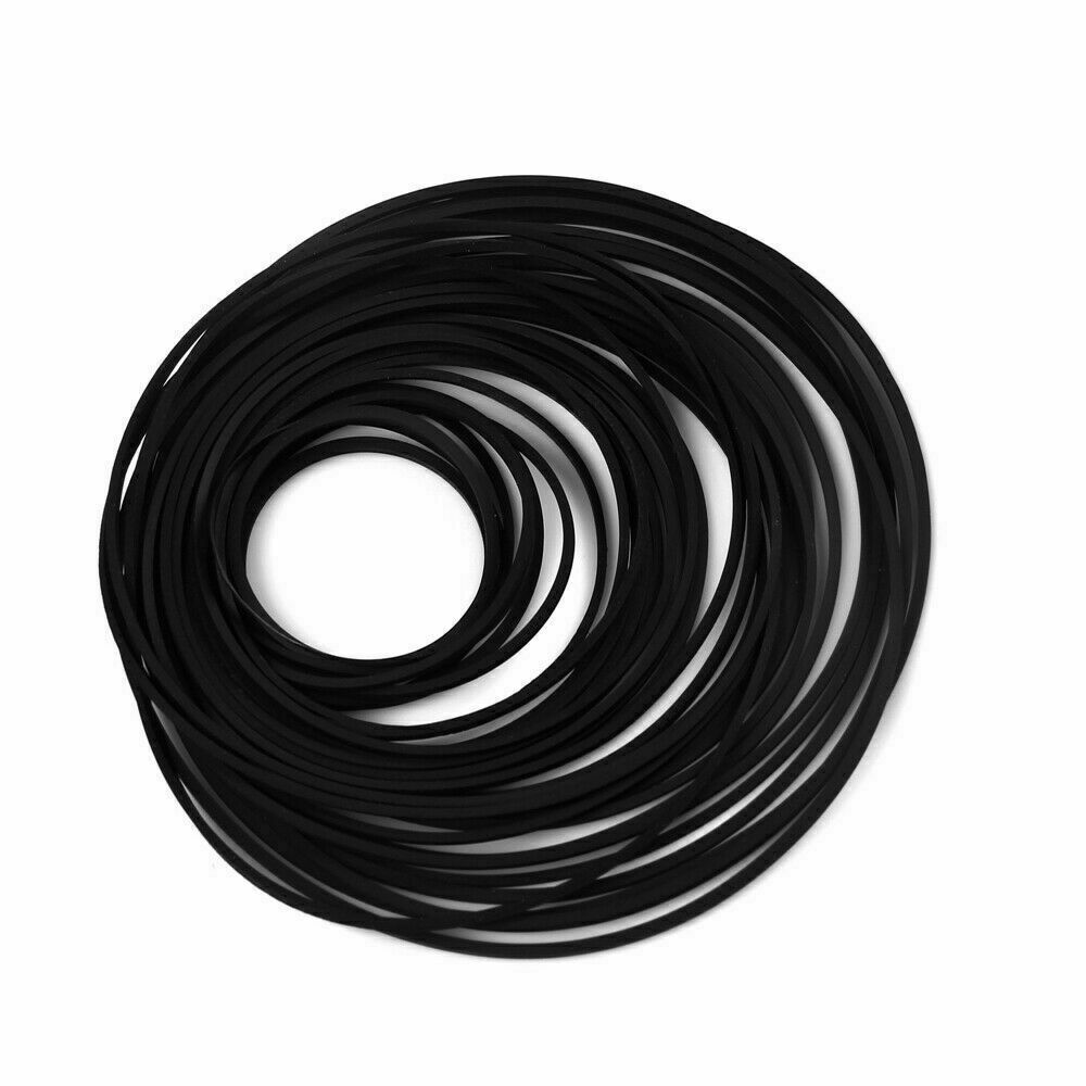 26-120mmUniversal  Mix Cassette Tape Machine Belt For Recorder DVD Drive 30pcs