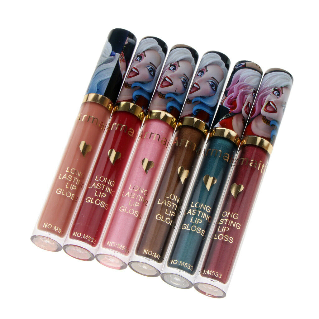 6x Lasting Make Up Lip Stick Liquid Metallic Matte Lip Gloss Lipstick Color7-12