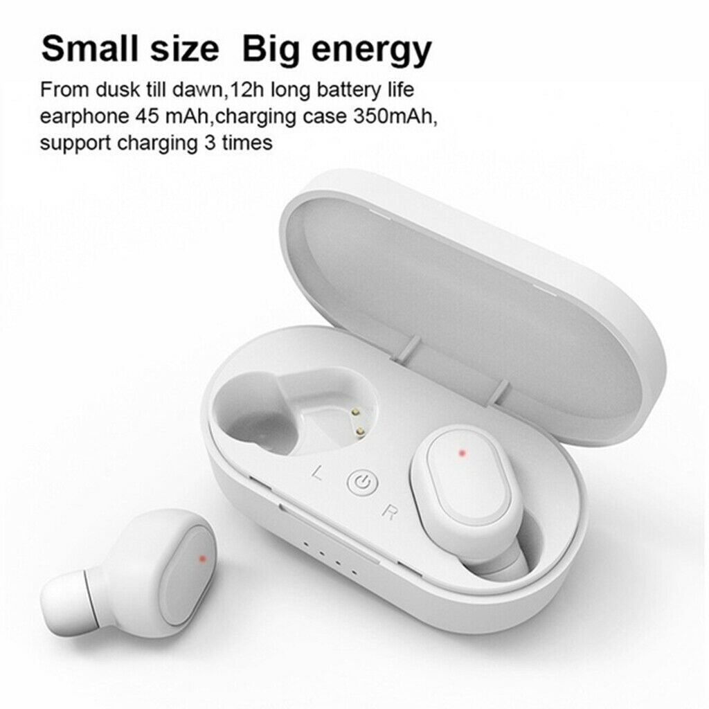 Wireless Earbuds In-Ear TWS Earphone Handsfree Headset with Mic Black