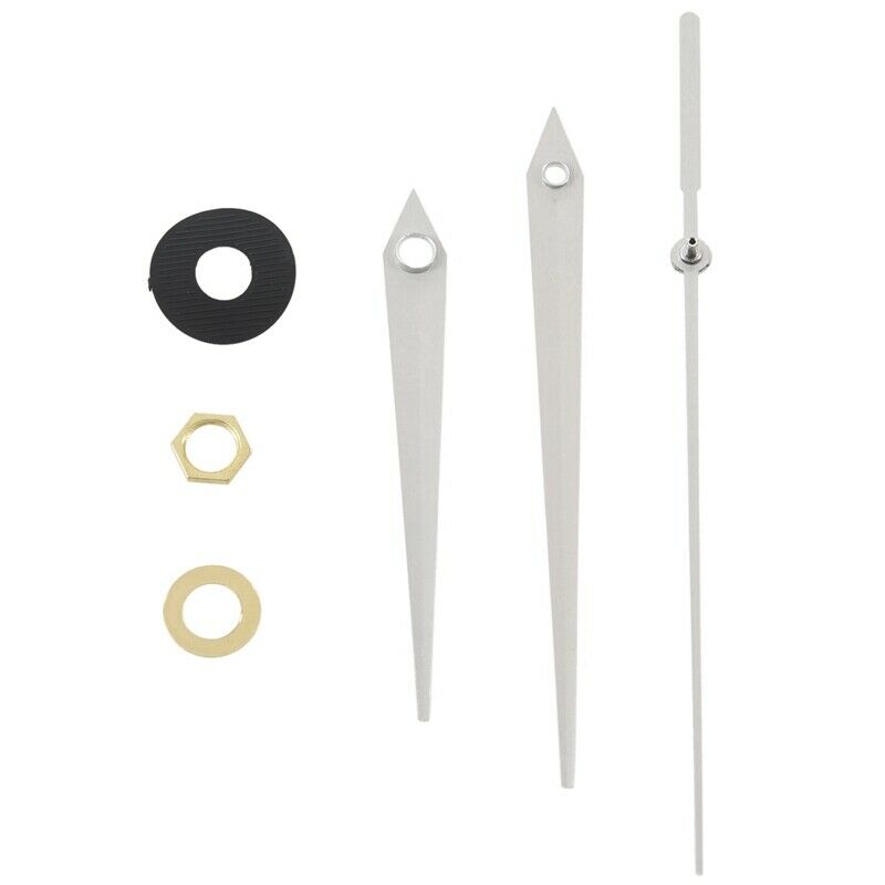 Quartz Clock Movement Mechanism DIY Repair Parts + White Hands I3V5V5