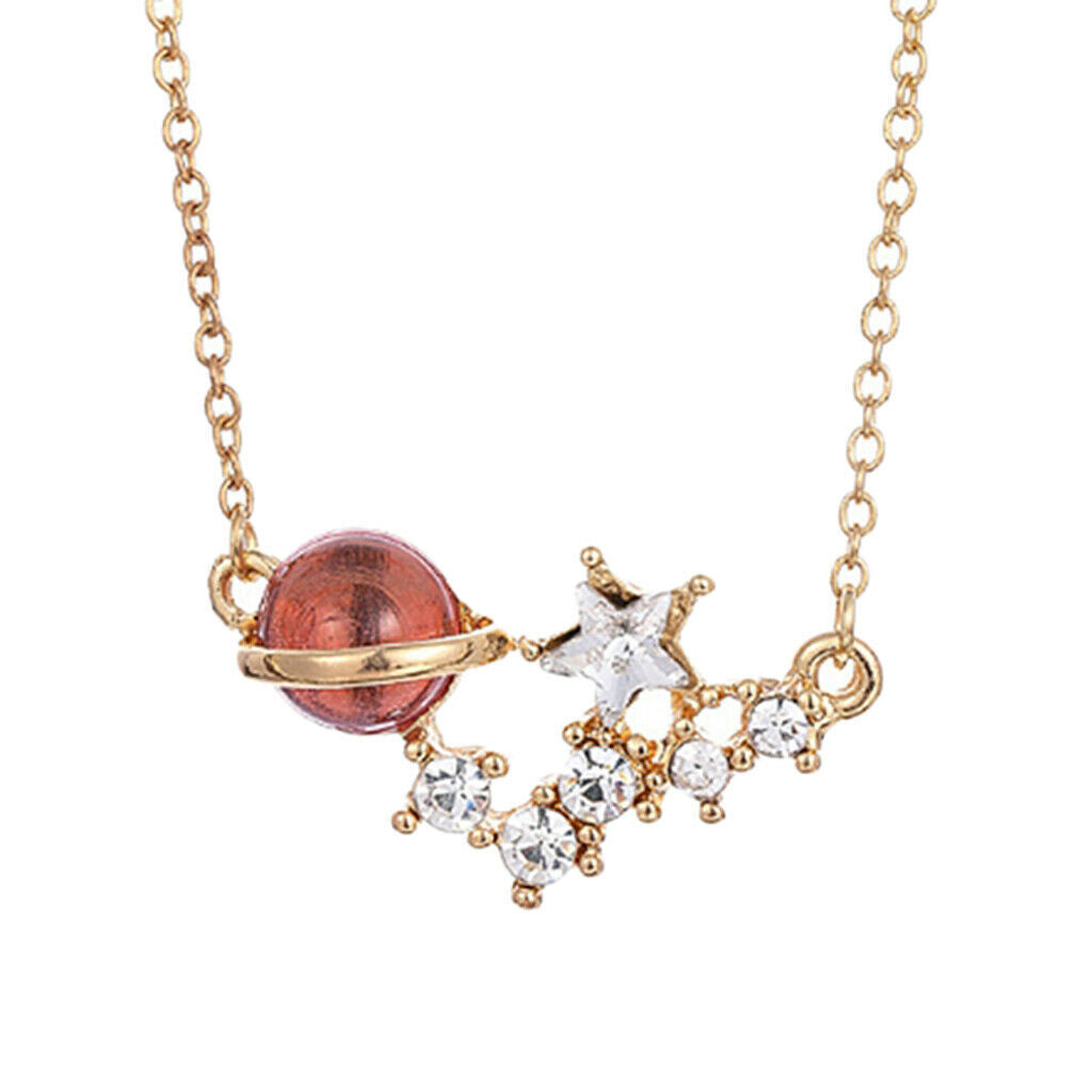 Charm Golden Drill Star Pendants Banquet Lady Dating Jewelry Birthday Gifts