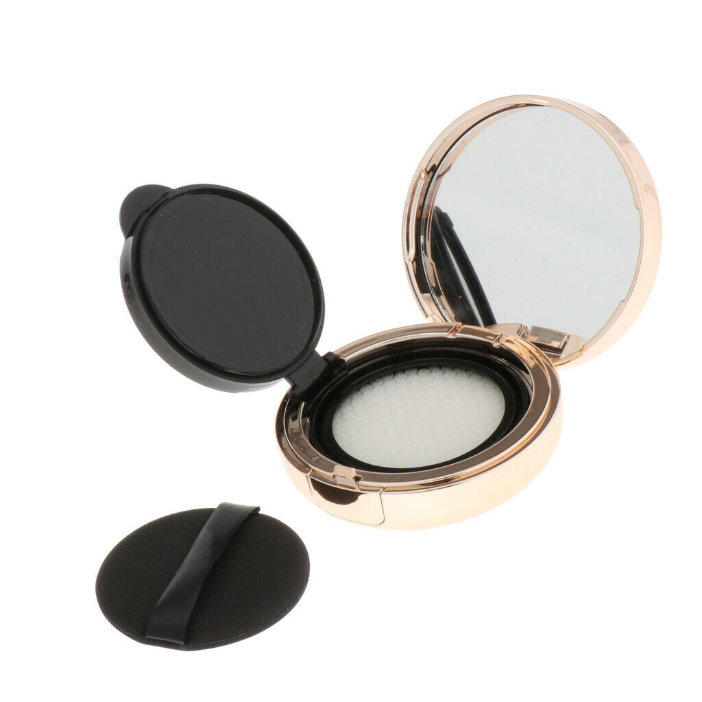 Glittering Pink Empty Air Cushion Puff Case