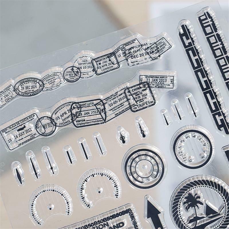 Train Silicone Clear Seal Stamp DIY Scrapbooking Embossing Photo Album Decor