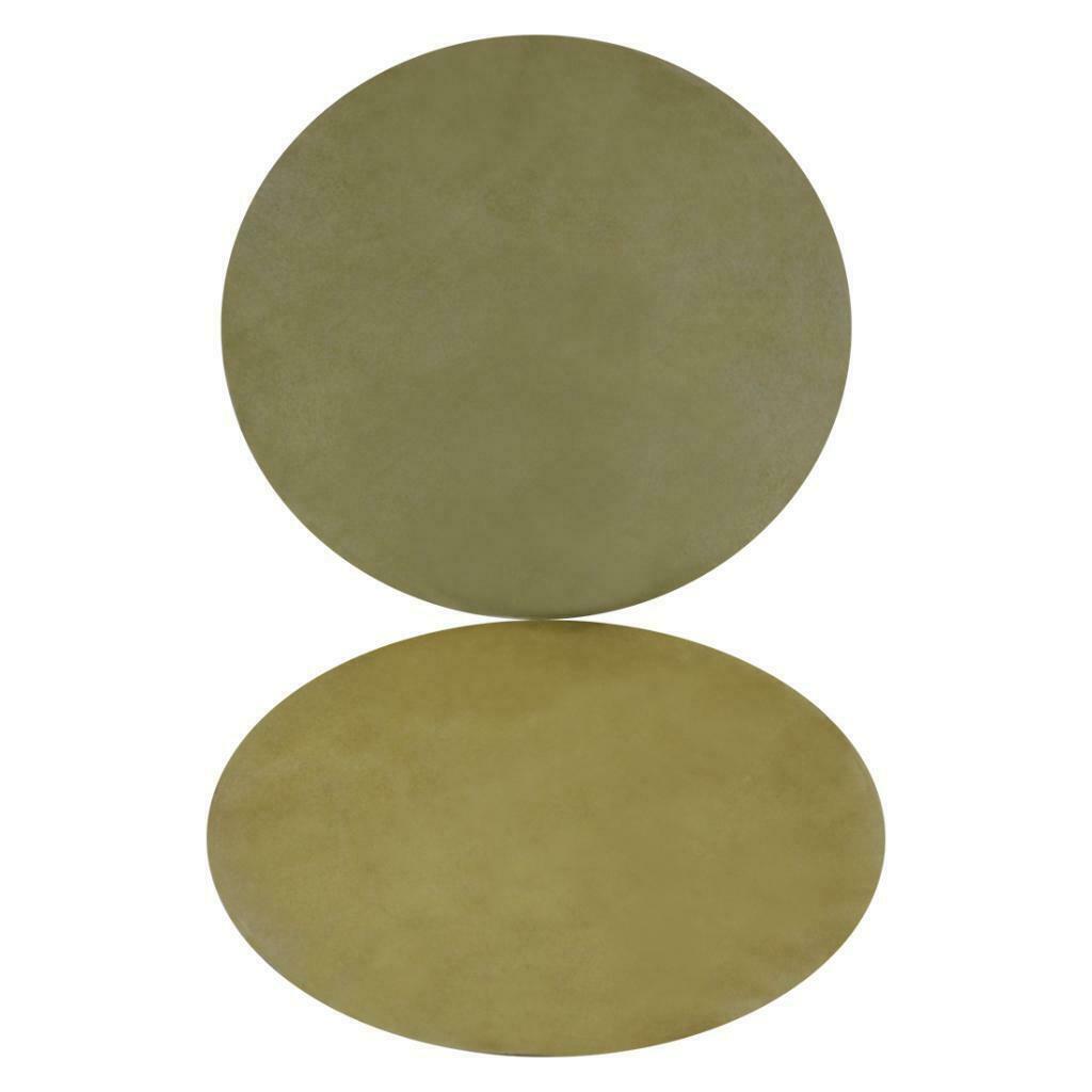 Set of 2 Drum Head Buffalo Skin 33cm Round African Drums Replacement Parts