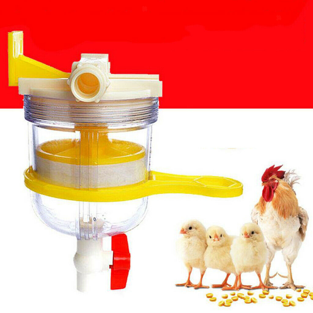 Chicken Duck Goose Water Filter Strainer Poultry Livestock Supplies