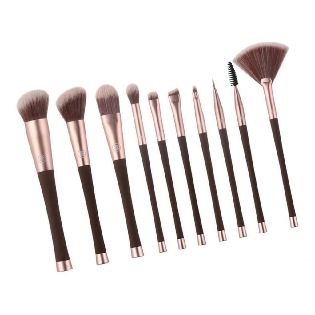 10pcs Synthetic Makeup Concealer Powder Liquid Brush Eyeshadow Applicator