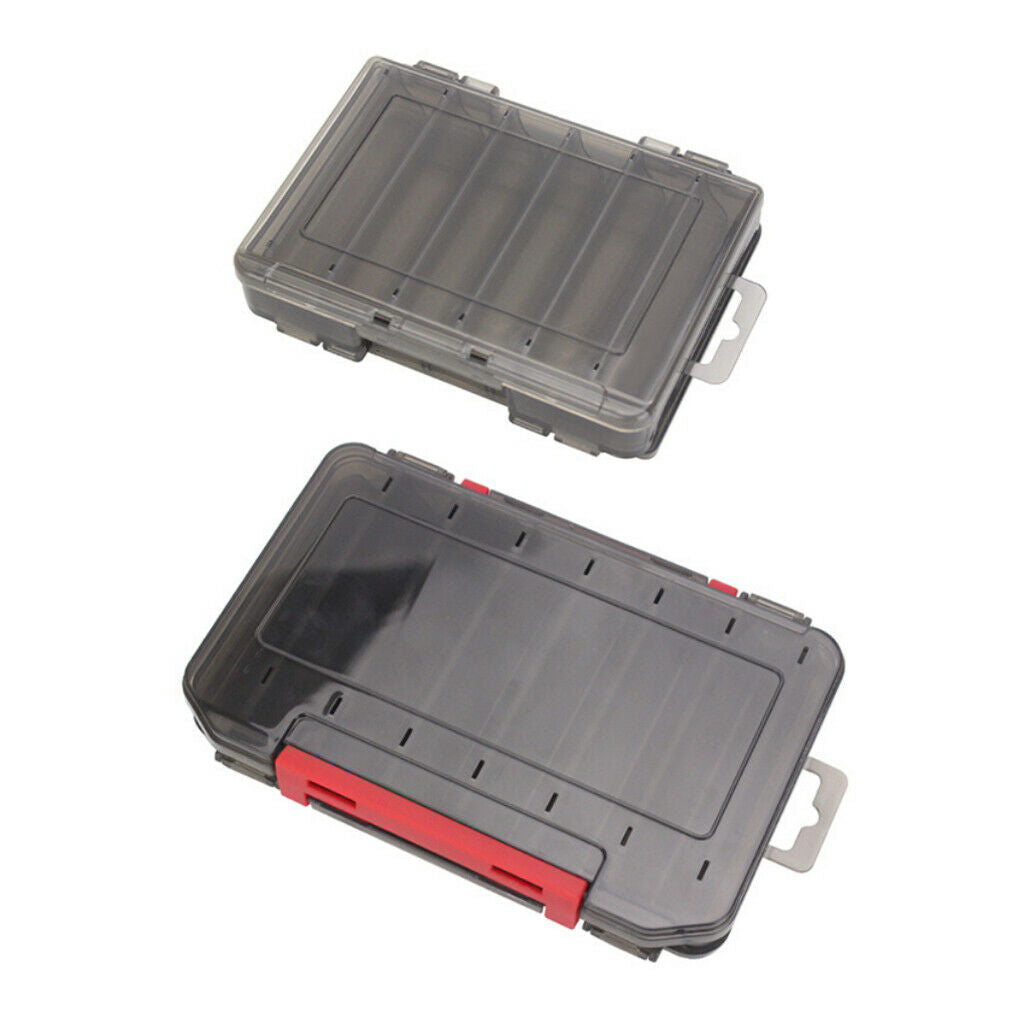 2pcs Double Sided Bait Box Storage Box Lure Box
