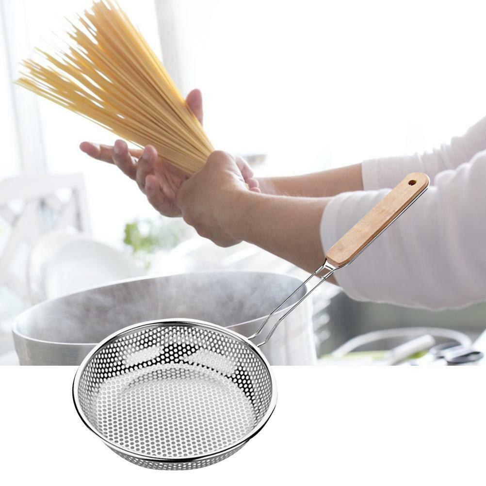Kitchen Strainer Stainless Steel with Non-slip Handle for Kitchen Accessories
