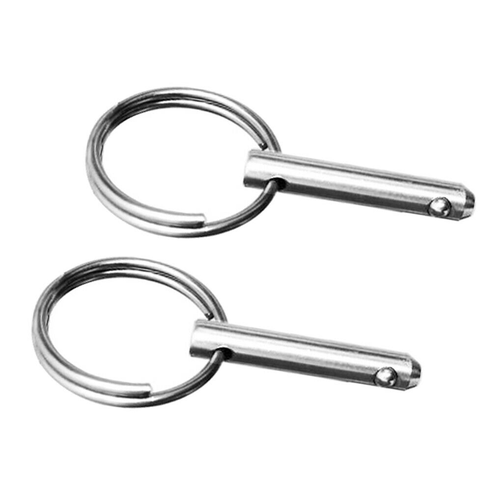 Set of 2 Stainless Steel Ball Studs with Ball Protectors Bimini Top Fittings for