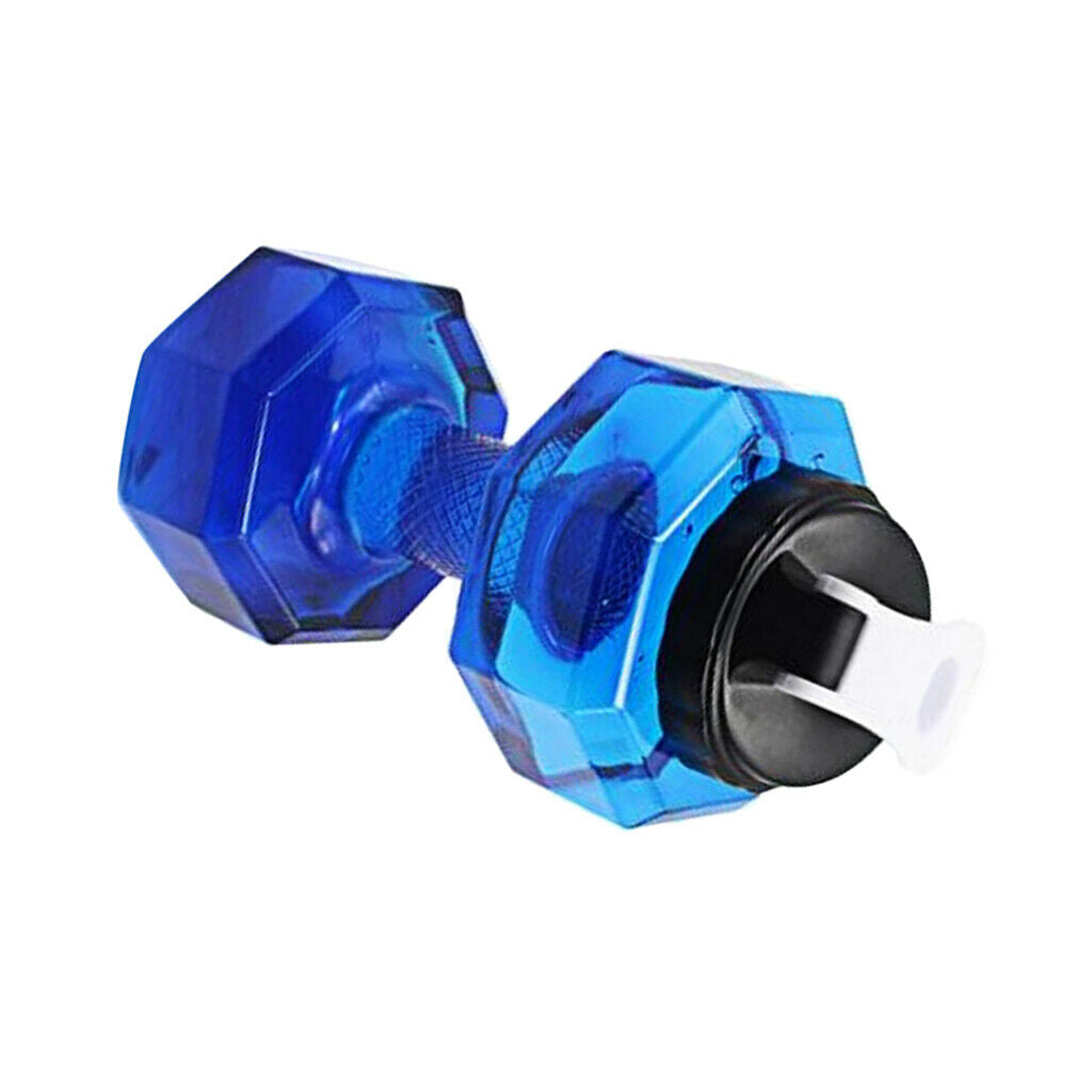 2pcs 2.2L Dumbbell Transparent  Cup Exercise Water Workout Bottle Fitness Gym