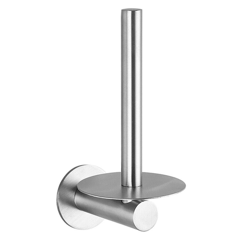 1 Piece Stainless Steel Wall Mounted Paper Towel Holder Toilet Roll Holder