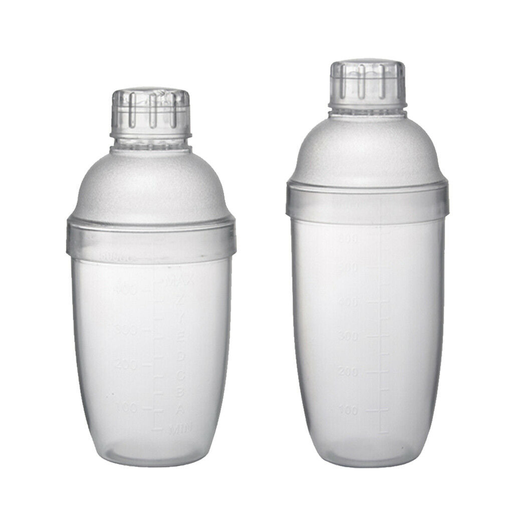 2 Pcs Bar Cocktail Shaker 530ml/18oz 700ml/24oz Wine Mixer Bareware Set