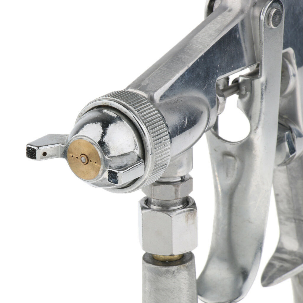 Stainless Steel Pressure Feed Spray Gun, Adjustable Manual Paint Spray Can