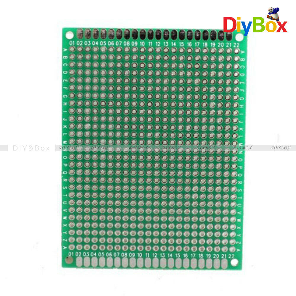 5PCS 6cmx8cm Double-Sided PCB Circuit Board Prototype Breadboard For Arduino DIY