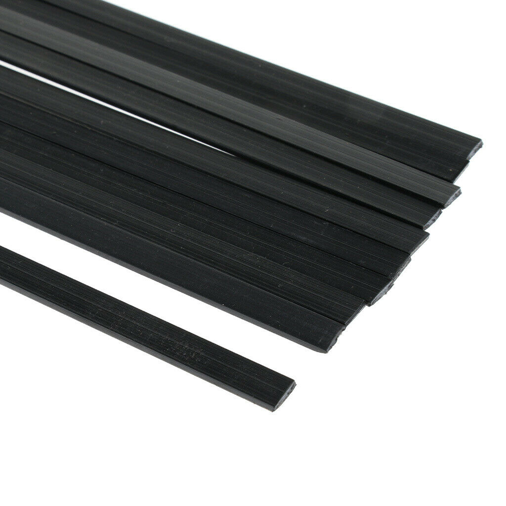 10 Pieces Guitar Fingerboard Fretboard Binding Purfling Strips Black
