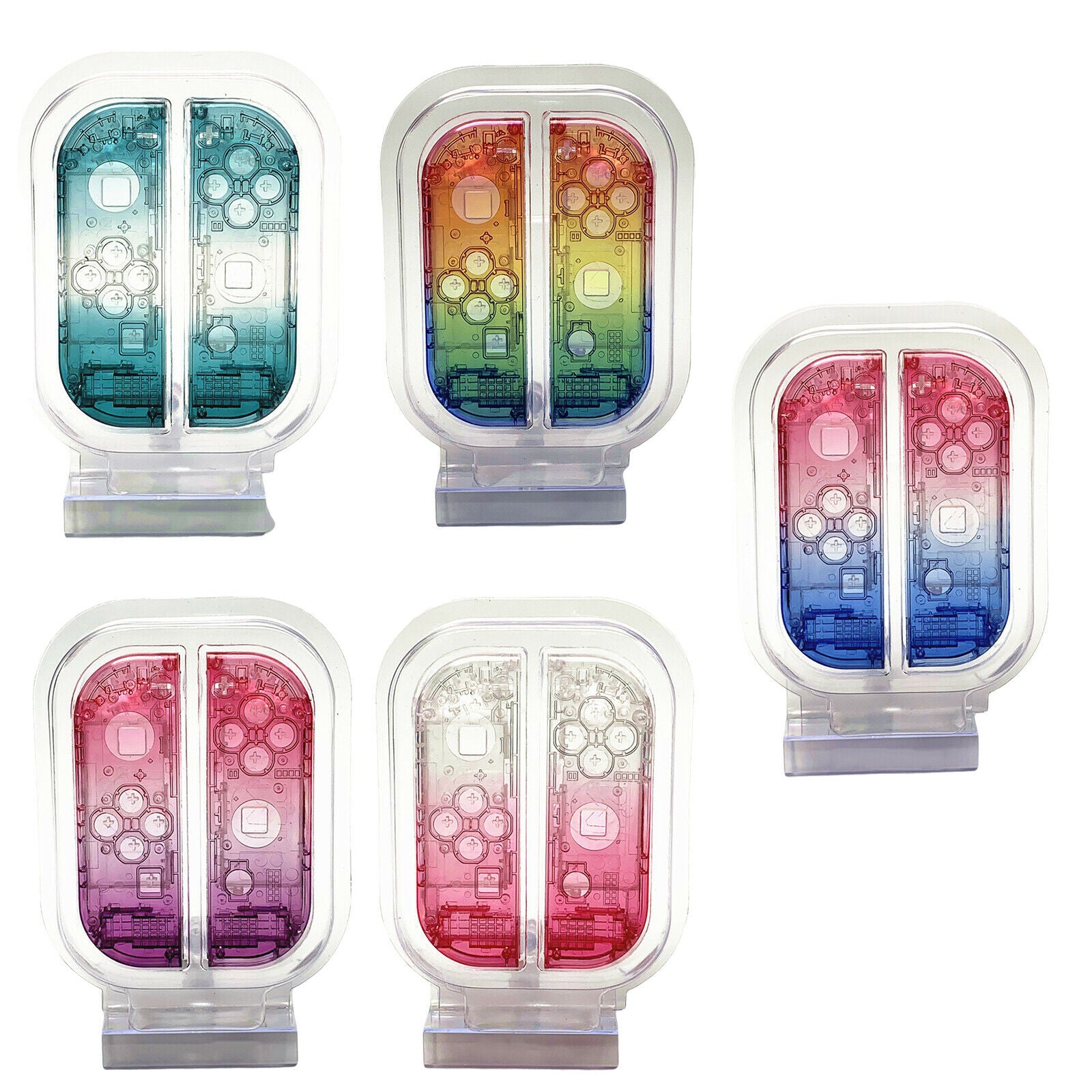Housing Shell Handle Shell For Switch Joy-Con Cover Protector purple pink