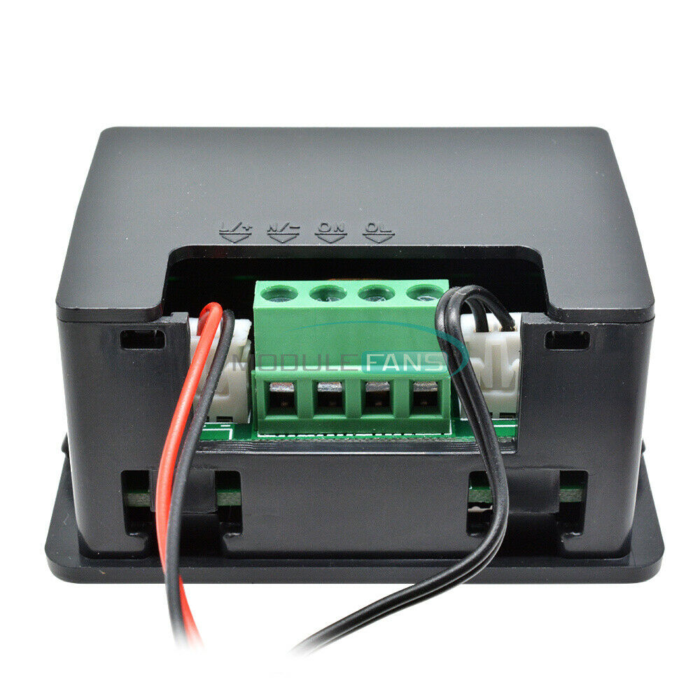 Digital 1.37" LCD 0-100V 10A 1000W Voltage Current Wattmeter Temperature Tester