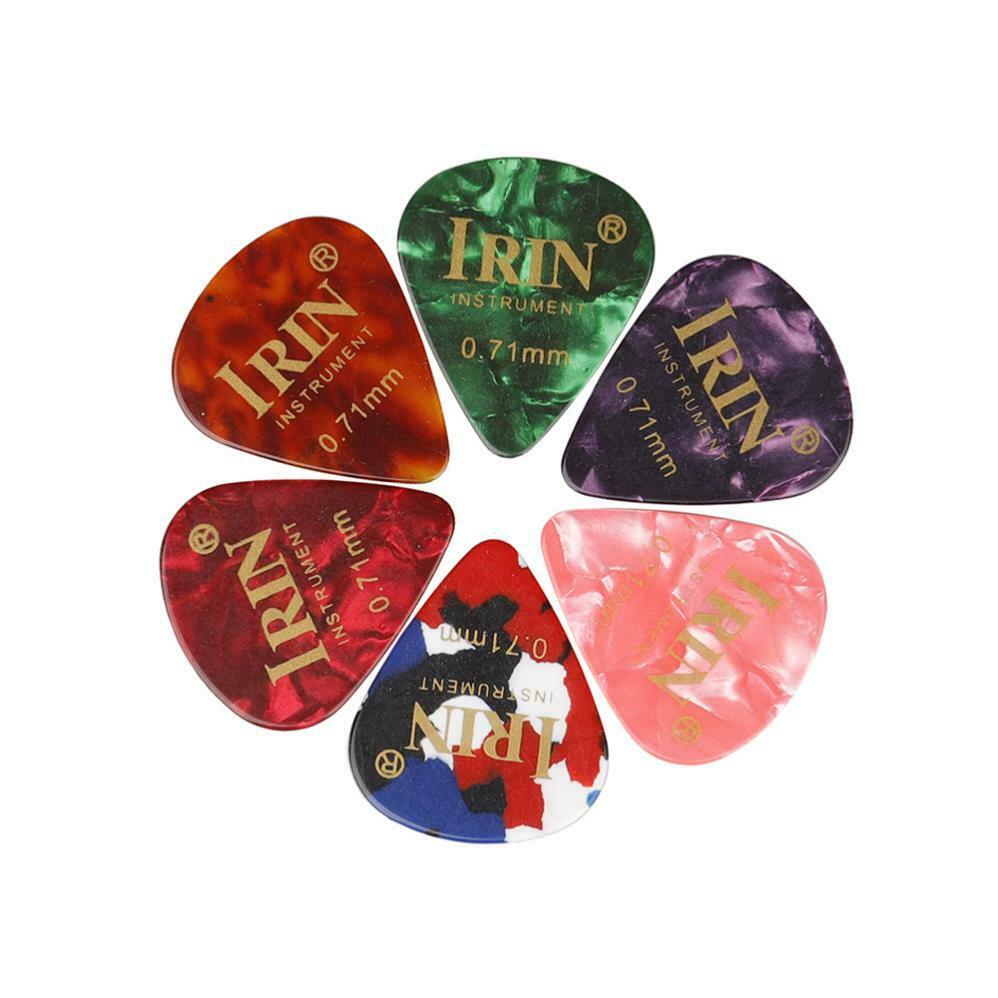 Guitar Picks 0.71mm Celluloid Colorful Skidproof Water Droplets Shape Plectrum