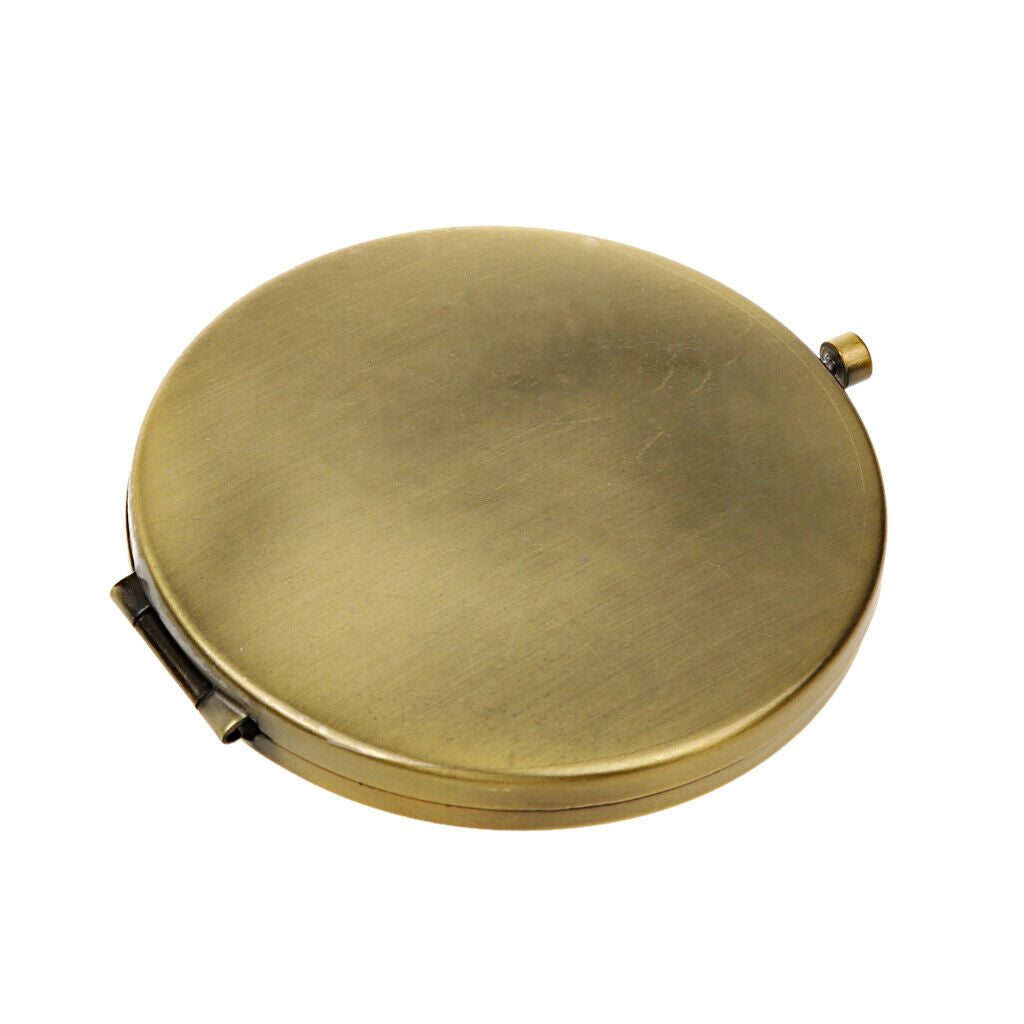 2 Pack 2-Sided Mini Collapsible Magnify Mirror Portable Compact Cosmetic Mirrors