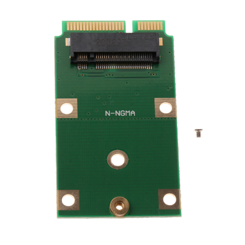 M.2 SSD Adapter NGFF to mSATA Converter Card Support M2 Sata-based B Key SSD