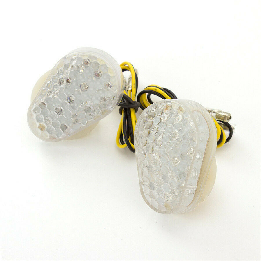 ABS Plastic Amber Turn Signal For Kawasaki ZRX1200 ZX9R Z750 ZX Waterproof Lamp