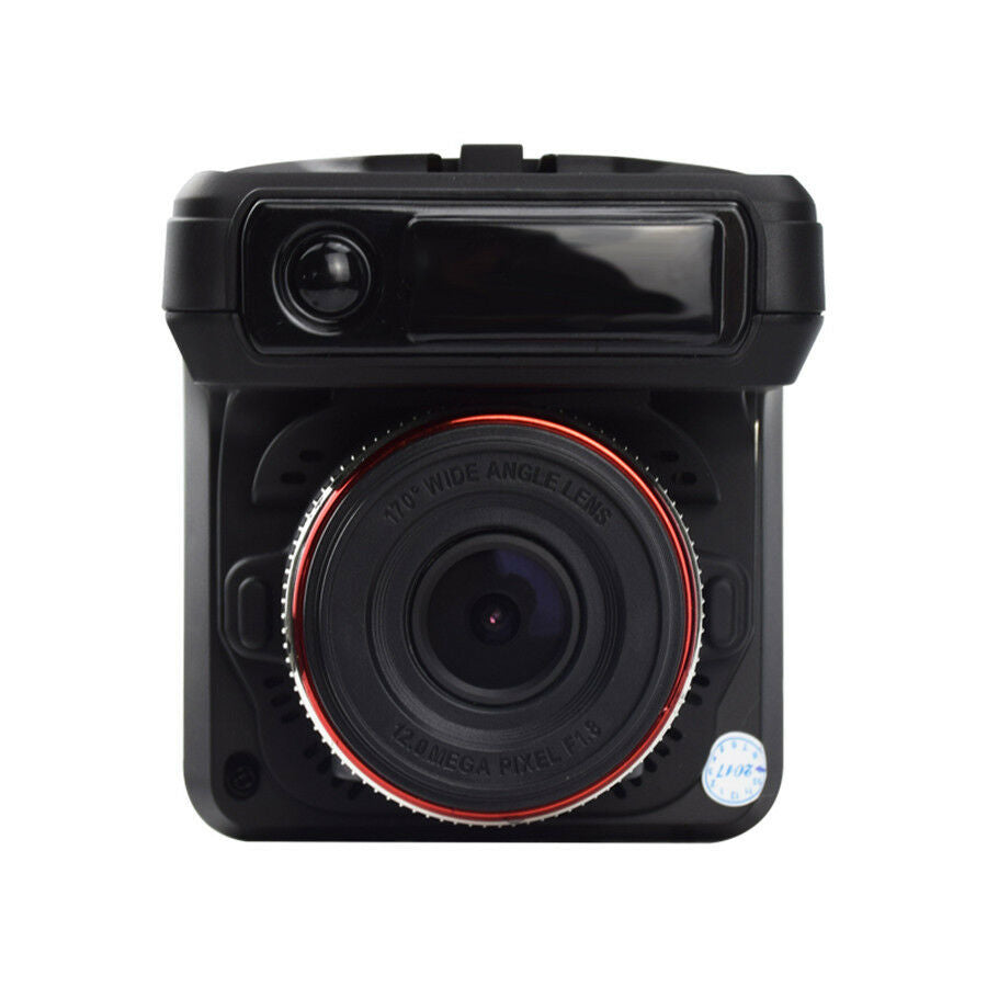 Car Radar Speed Detector Driving Recorder 2 In 1 Combo HD 1080P Dash Cam Camera
