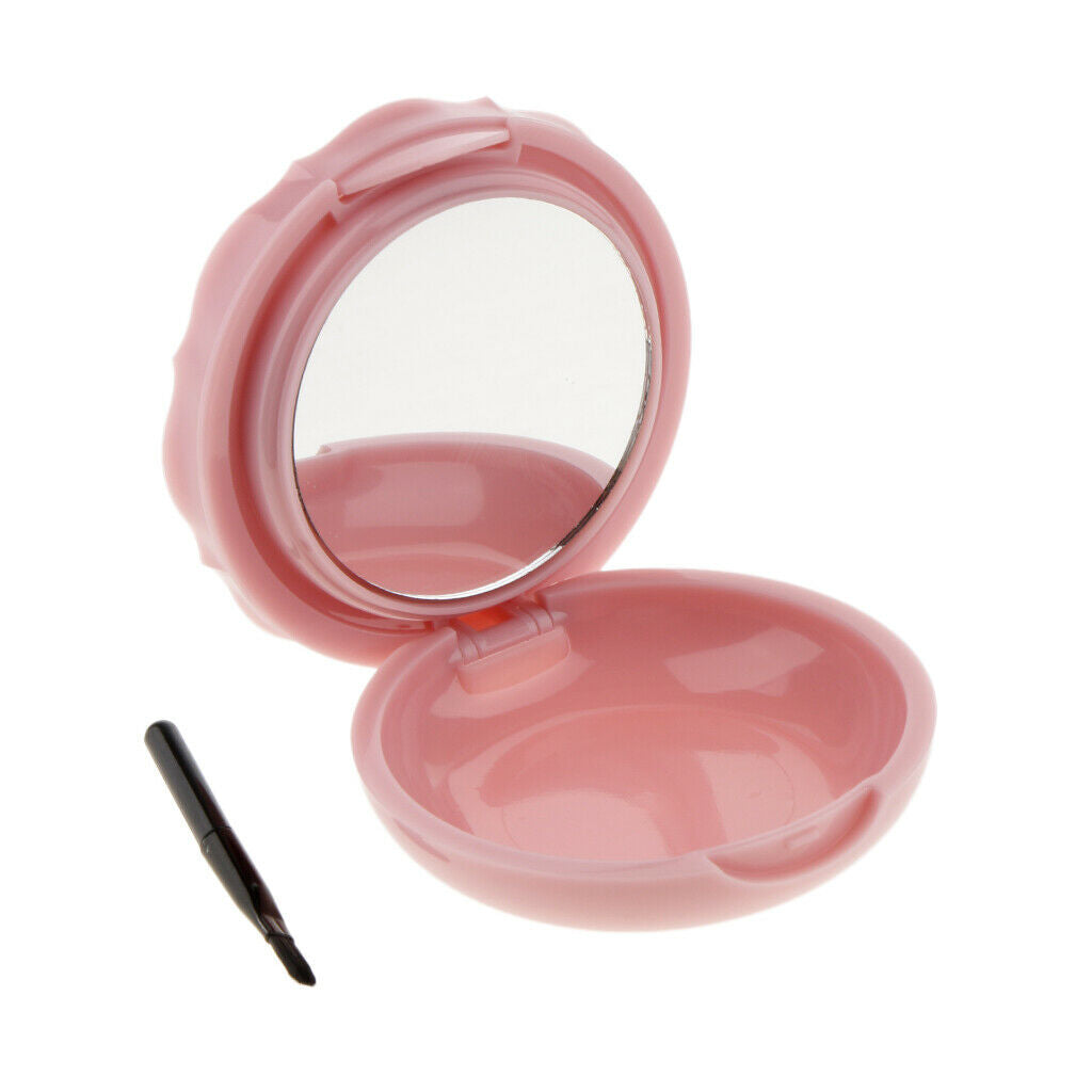 Empty Makeup Palette Powder Eyeshadow Blush Lip Gloss DIY Case Pink