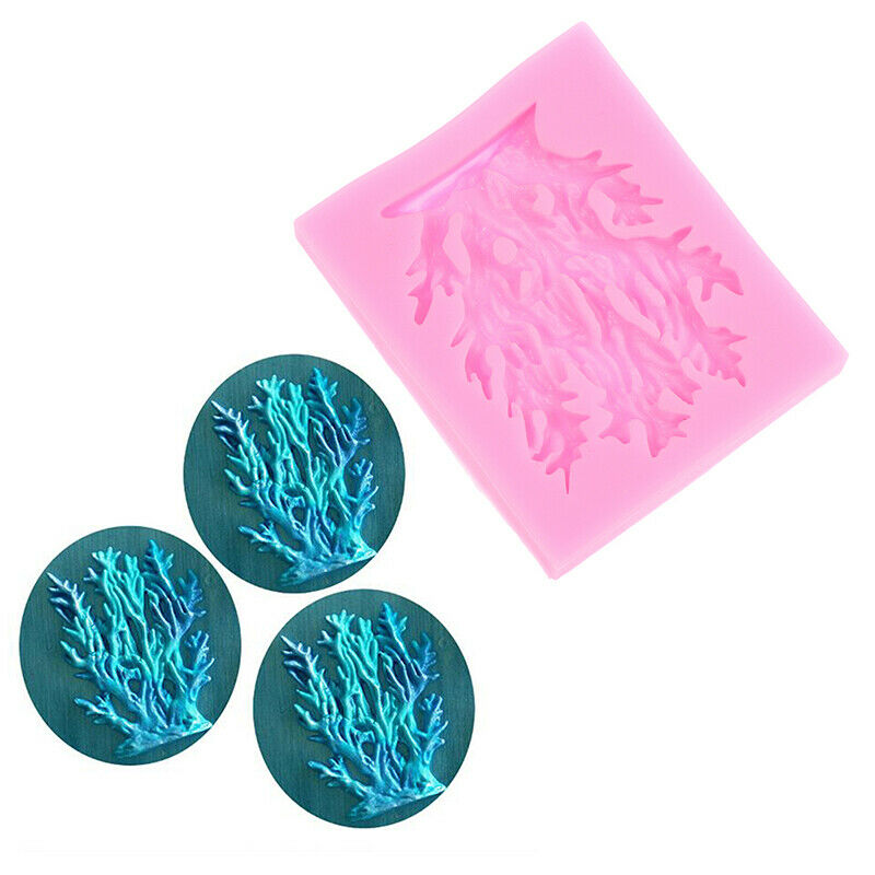 Tree Branch Sea Coral Silicone Mold Fondant Mold Chocolate Cake Decoratin.l8