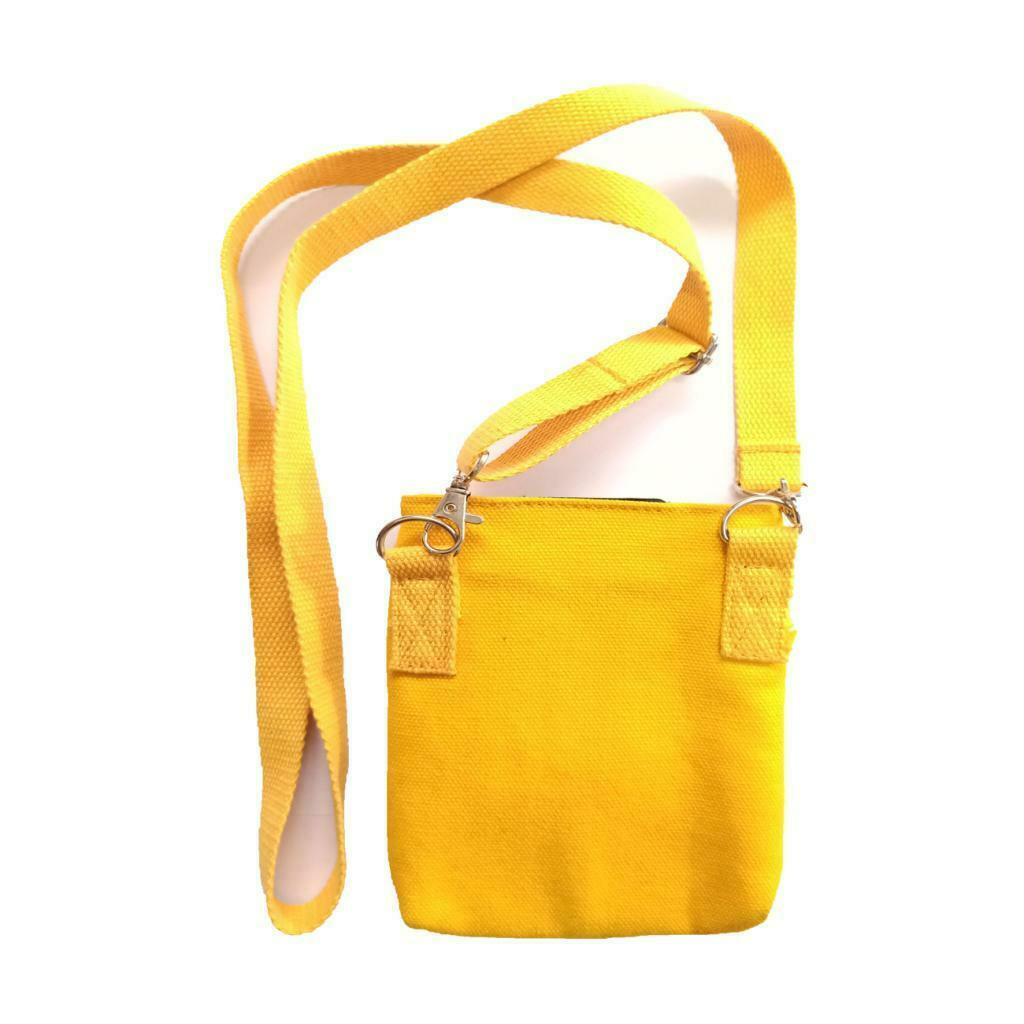 Women Girls Canvas Crossbody Tote Shoulder Bag Shopping Casual Travel Pack