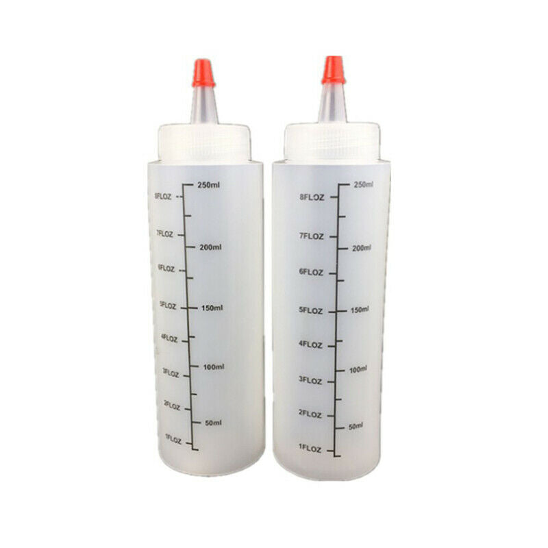 Needle nosed Scale Squeezabl Bottle With Leak-proof Salad Squeeze Bottle Kitchen