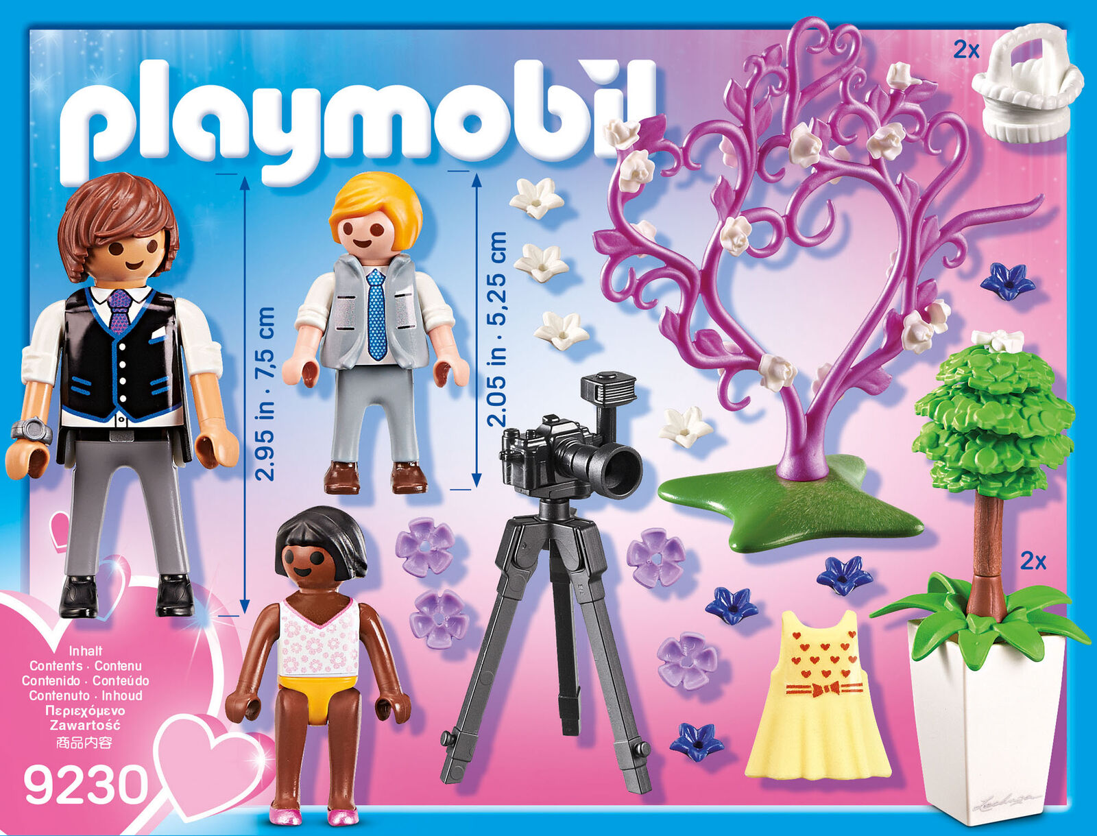9230 Playmobil Flower Children and Photographer City Life Suitable for ages 4 ye
