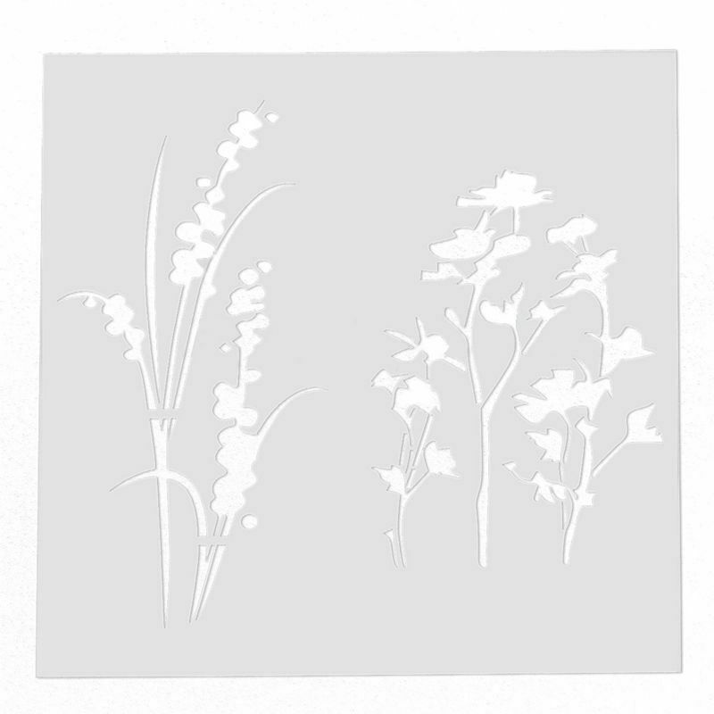 Laye Stencils  Templates Scrapbooking Painting Embossing Airbrush Craft E6M1