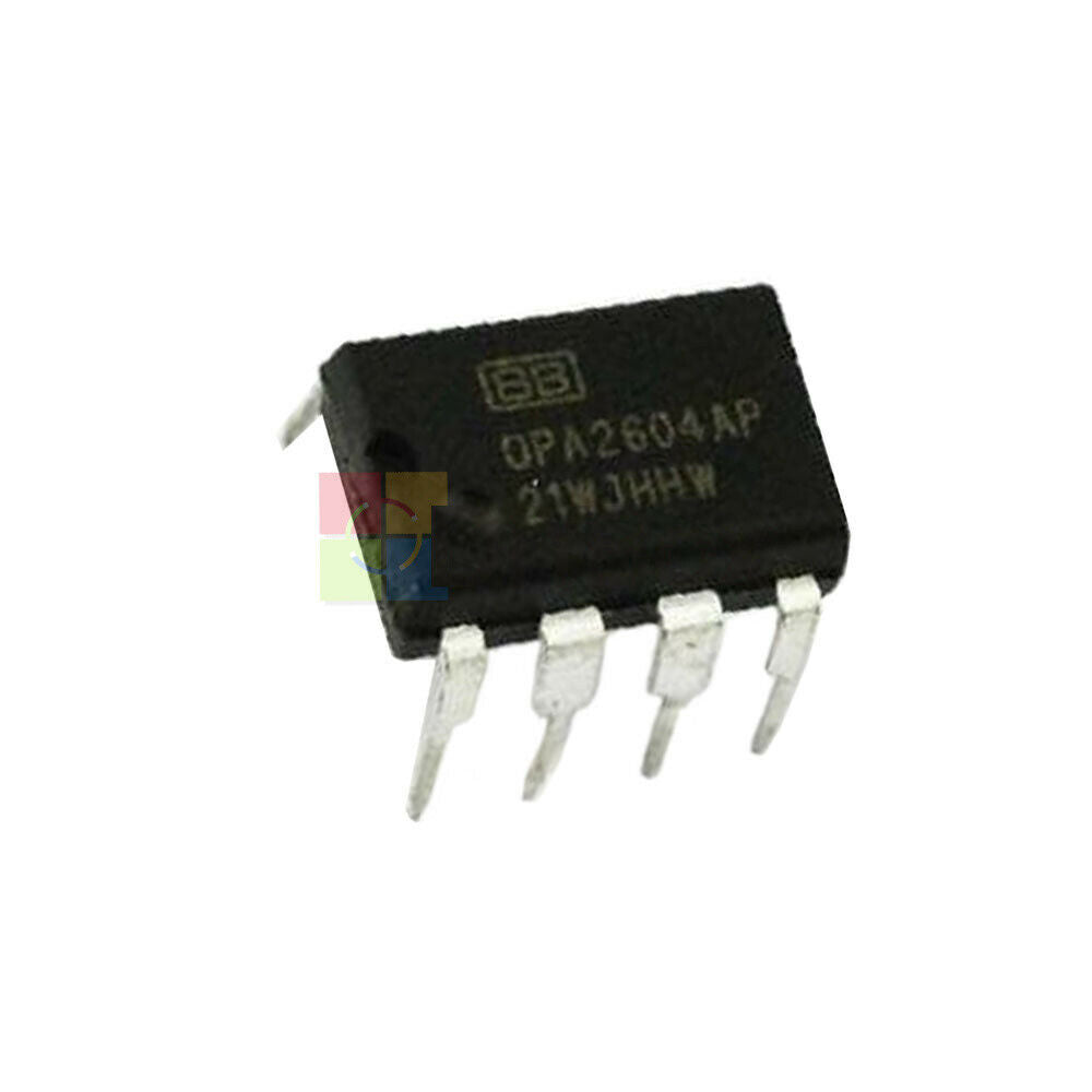 10Pcs OPA2604APG4 OP AMP IC BURR-BROWN/BB/TI DIP-8 OPA2604AP OPA2604APG4 IC