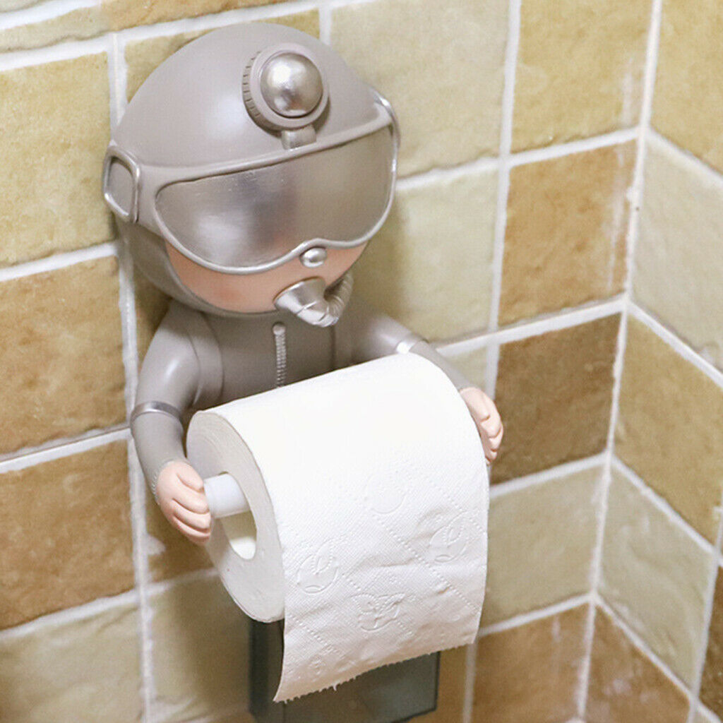 Creative Cute Diver Toilet Paper Holder Home Tissue Towel Stand Rack Hanger