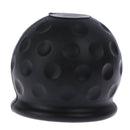 Universal 50mm Black Tow Bar Ball Cover Cap Towing Hitch Caravan Trailer Prot Lt