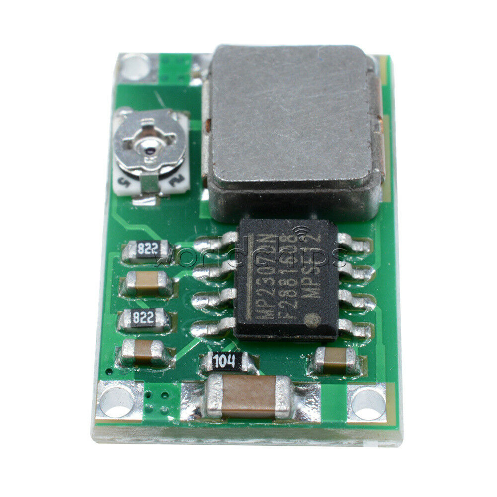 2Pcs Mini 360 3A 3V 5V 16V Power DC-DC Converter Step Down Adjust MP2307 Chip