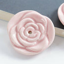 1Pc Rose Incense Burner Stick Holder Ceramic Censer Plate Aromatherapy Decor