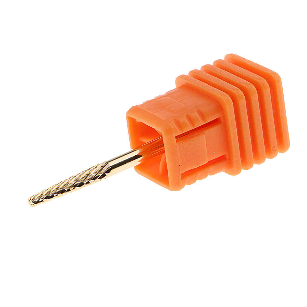 4Pcs 4 Styles Carbide Nail Drill Bits 10 Grit Sizes Grinding Heads for Nail UV